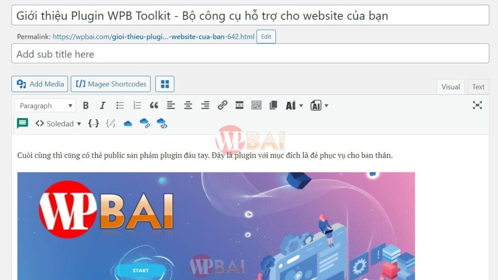 Giới thiệu Plugin WPB Toolkit – Bộ công cụ hỗ trợ cho website của bạn