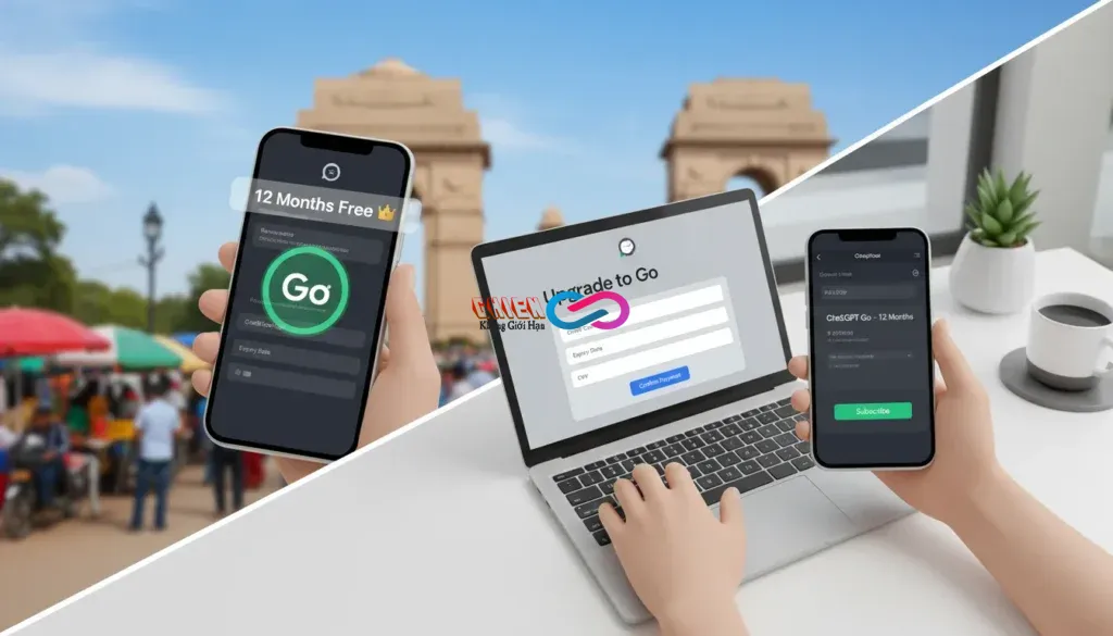 Hướng Dẫn Đăng Ký nhận Ngay 12 Tháng ChatGPT Go Miễn Phí
